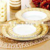 18pcs Round Porcelain Dinnerware Set