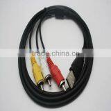 high speed 2.5mm cable usb to video out cable