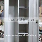 Stainless Steel Wardrobe One 3 Drawer and Clothes Hanger