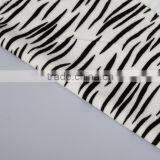 100% Polyester Knitting Soft Velvet Plush Print Fabric Long Plush Brush Velvet Animal Printing Pattern Home Textile Fabric