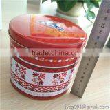 Customized Designed Metal Tin Box Round Tin Box for Storage Cookie Wholesale