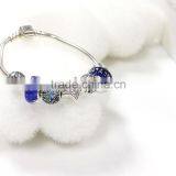 EUBS Wholesale 925 Sterling Silver 3mm Snake Chain Bracelet thumbnail-1