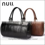Null Brand Classic Style Genuine Top Layer Cow Leather Duffle Bag Gym Custom