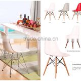 Industrial plywood dining chair with customized fabric