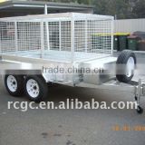 with net heavy duty hot-dipped galvanized utility trailer