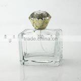 PT70 square coloring perfume glass perfum bottle 100ml