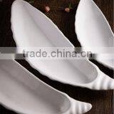 Porcelain Dinner Square White Irregular Plate for Restaurant Hotel Home thumbnail-4