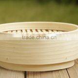 Eco-friendly Round Bamboo Restaurant Food Steamer thumbnail-5