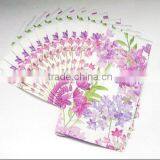 Colorful Flower Custom Printed Cocktail Napkins thumbnail-2