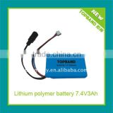 Lithium polymer battery 7.4V3000mAh TB-884765