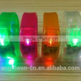 Sound activated flashing LED wristband pvc bracelet wristband party gift wristband