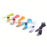 Newest White Portable OTG Mini Micro USB Large Wind Cooling Fan For Phone Desktop Laptop Promotion thumbnail-5