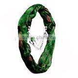 Dyed Polyester Voile Neckwear Fashion Show Hot Sale Scarf Necklace thumbnail-1