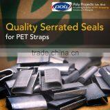 Serrated Seal, Buckle, Clip for PET Strapping