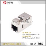 LY-KJ6-19 RJ45 Cat5e cat6 coupler female-female adapter for network cable