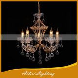 Antique Best Selling Top Quality 5 Lights Crystal Chandelier with Ball Drops