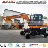 Widely XINIU 8 Ton Wheel Excavator,0.25cbm Bucket Crawler Excavator for Sale