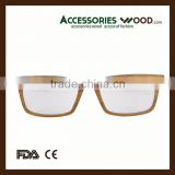 China wholesale fashion hot sale colorful Wood design optics reading glasses