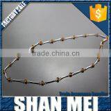 Blue Gemstone Beads Necklace,sterling Silver Chain Necklace thumbnail-5