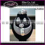 Dubai Fashion Silver Jewelry Set AJS4044 thumbnail-1
