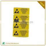 Wholesale High Quality Waterproof Warning Adhesive Label Sticker thumbnail-2