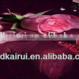 Elegant Black and Red Flower Magnolia Bedroom Sets ,100% Cotton