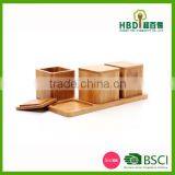 Bamboo Salt Box,bamboo Salt Keeper With Lid,bamboo Canister thumbnail-2