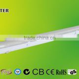 Shenzhen mabufacture high quality ip65 4 feet led tri-proof light , ip65 tube light, 40w,110lm/w, ra80,PF>0,95, 5 years warranty