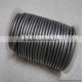 Braided Leather Round Braided Leather 1,5 mm Black thumbnail-4