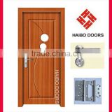 Interior wooden PVC MDF Doors for hotels (HB-8222)