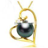 Wholesale 925 Silver Gold Jewelry Sets/ Freshwater Pearl Pendant thumbnail-1