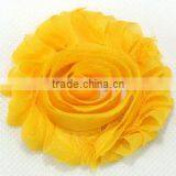 Fashion 2.5" Chiffon Shabby Trim Chic Shabby Flower Trim thumbnail-4