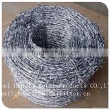 Hangli (BWG14x14 or BWG16x16 with1.6 mm 2.1mm 2.5mm wire diameter) electric / hot dipped barbed wire
