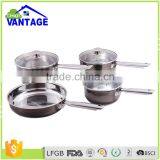 Hot Item Red Color 7pcs Cookware Set Stainless Steel Cookware Kitchen Ware Set thumbnail-3