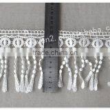 Special Design 12.5cm Width Polyester Macrame Fringe Lace Trim Water Soluble thumbnail-6