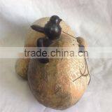 Hot Sale Personalized Handmade Color Painted Decorative Garden Resin Cat Statue thumbnail-4