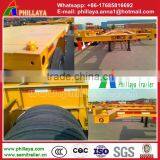 2017 40ft 3 Axle Retractable Skeletal Container Semi Trailers for Sale thumbnail-2