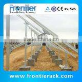 PV Galvanized Steel Ground Screw Pile Solar Racking System