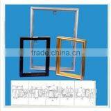 Colored Sandblasting Polishing Aluminum Picture Frame Profile