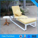 Aluminum Sun Lounger With Cushion thumbnail-1