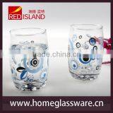 Wholesale Screen Printing Glass Cup,Machine Pressed Glass With Decal Printing Printed Glass Cup thumbnail-1