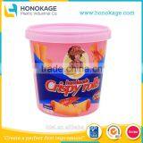 Cheap IML Logo Design Plastic Biscuit Box, Round Biscuit Container With Lid Packaging Suppliers thumbnail-1