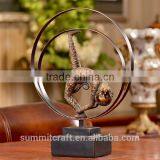 European Vintage Resin Bronze Monkey Statues thumbnail-1