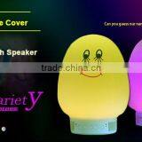 New Products Mini Speaker Sensor Day Night Light Switch Bluetooth Speaker With Led Light thumbnail-2