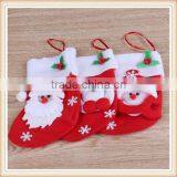 NEW 4 Christmas Table Decor Silverware Tableware Holder Socks Candy Stock thumbnail-1