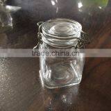 3.5oz Mini Glass Jar With Metal Clip and Glass Lid thumbnail-5