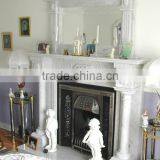Indoor Used White Stone Fireplace thumbnail-1