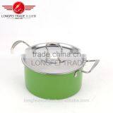 2016 3pcs Stainless Steel Color Steel Handle High Pot Set thumbnail-4