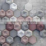 Colorful Cement Tile Tips Dining Room Asymmetrical Concrete Tiles thumbnail-1