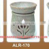 Natural Soapstone Aroma Oil Burner, Aroma Fragrance Diffuser thumbnail-1